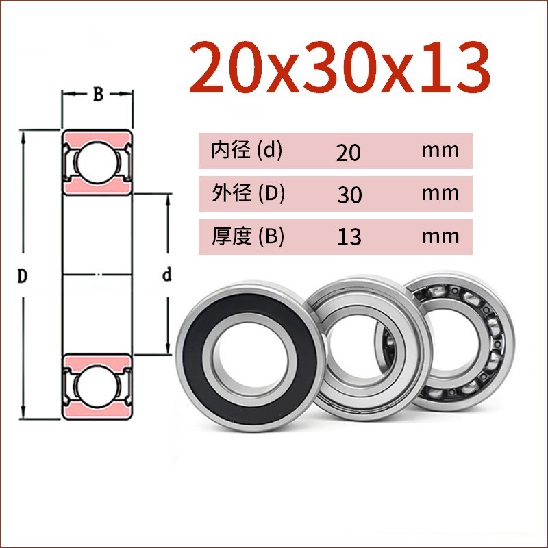 Factory Direct Sales Non-Standard Bearings Inner Diameter 20 21 22 23 24 25mm Outer Diameter 25 27 32 35 36 37