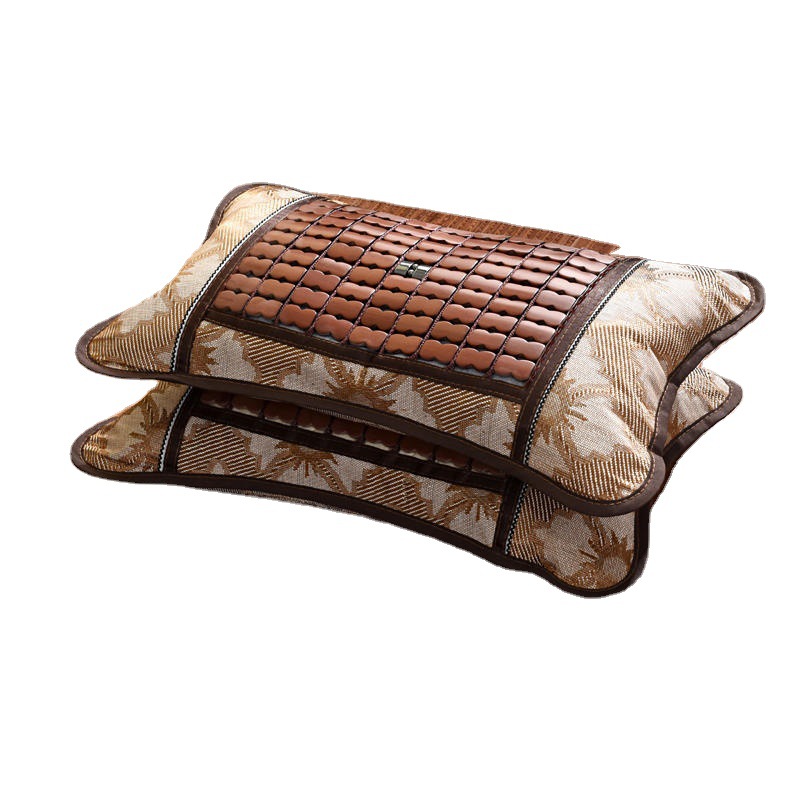 Pillow Summer Cool Pillow Single Male Cervical Support Improve Sleeping Buckwheat Bamboo Rattan Pillow Core Home Student Single Cool Pillow