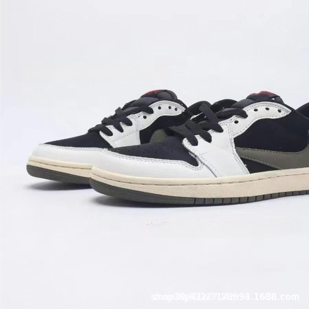 aj1低帮篮球鞋烟灰大理石大学蓝乔1蒂芙尼倒钩男女休闲运动鞋外贸