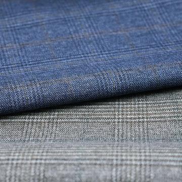 精品羊毛混纺男女时装外套工作服西装面料tr面料