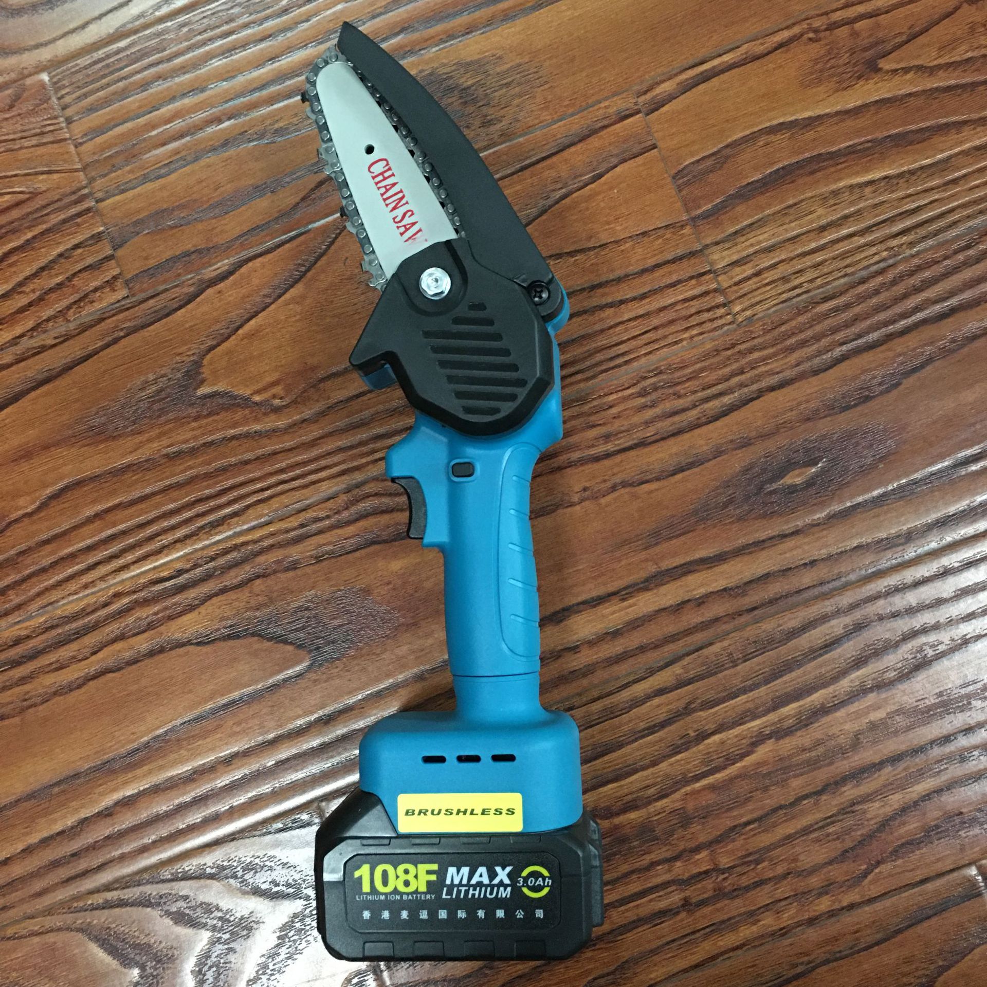 4寸迷你锯可充电锂电池单手便携锯家用园林修枝电锯