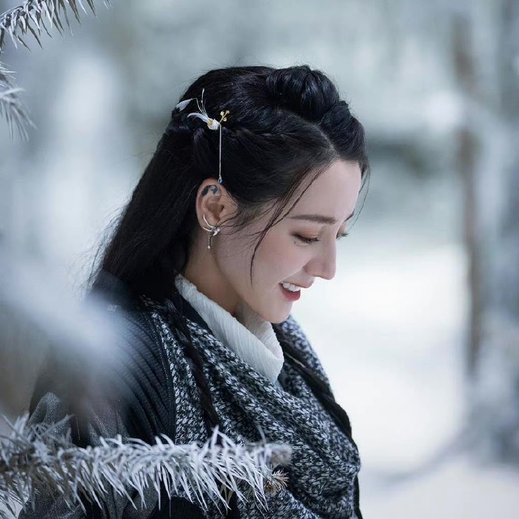 与君初相识纪云禾迪丽热巴同款耳环珍珠长流苏古风耳饰气质耳钉女