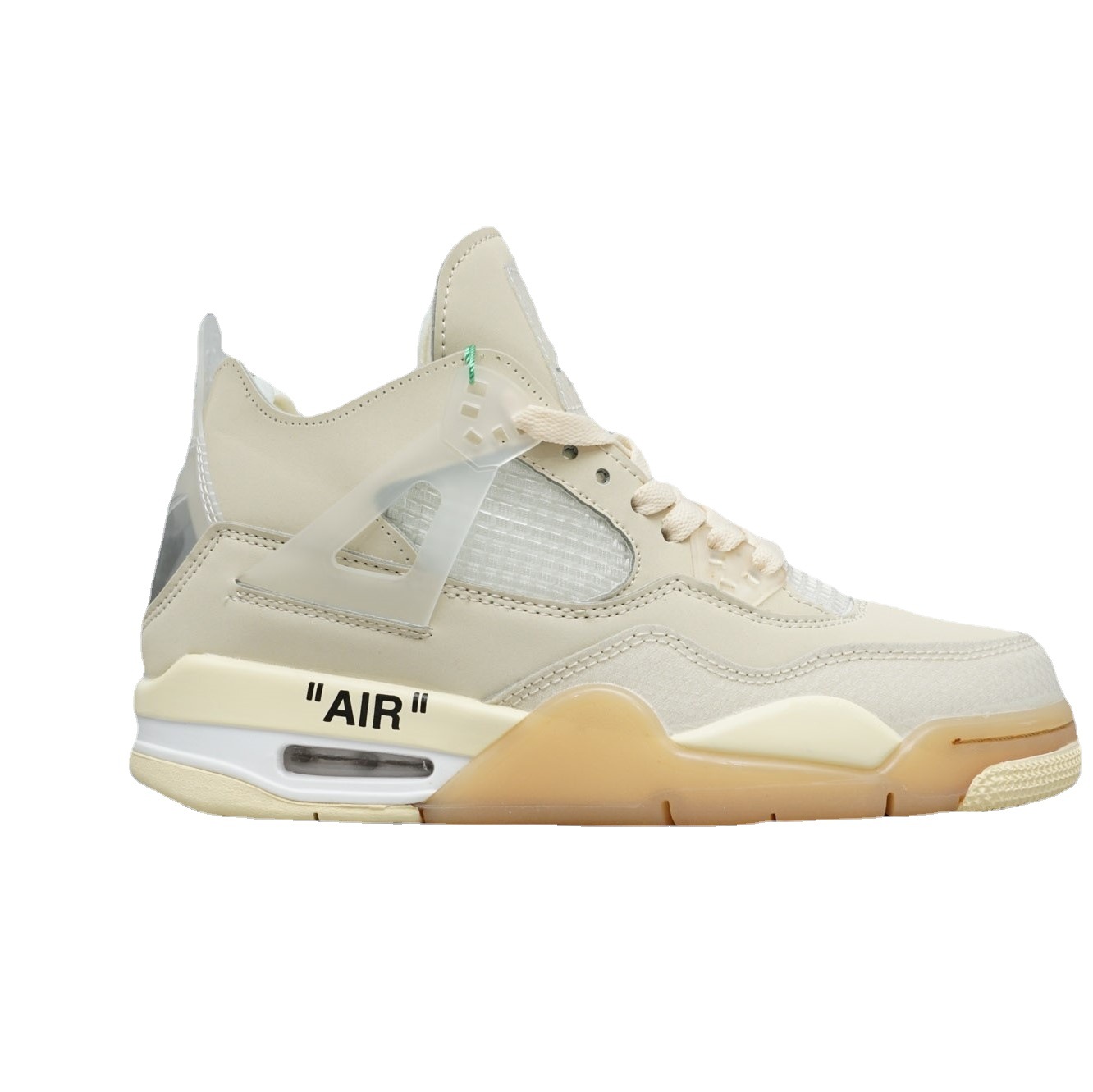 aj4球鞋男篮球鞋女鞋乔4运动鞋防滑低帮白帆大巴黎