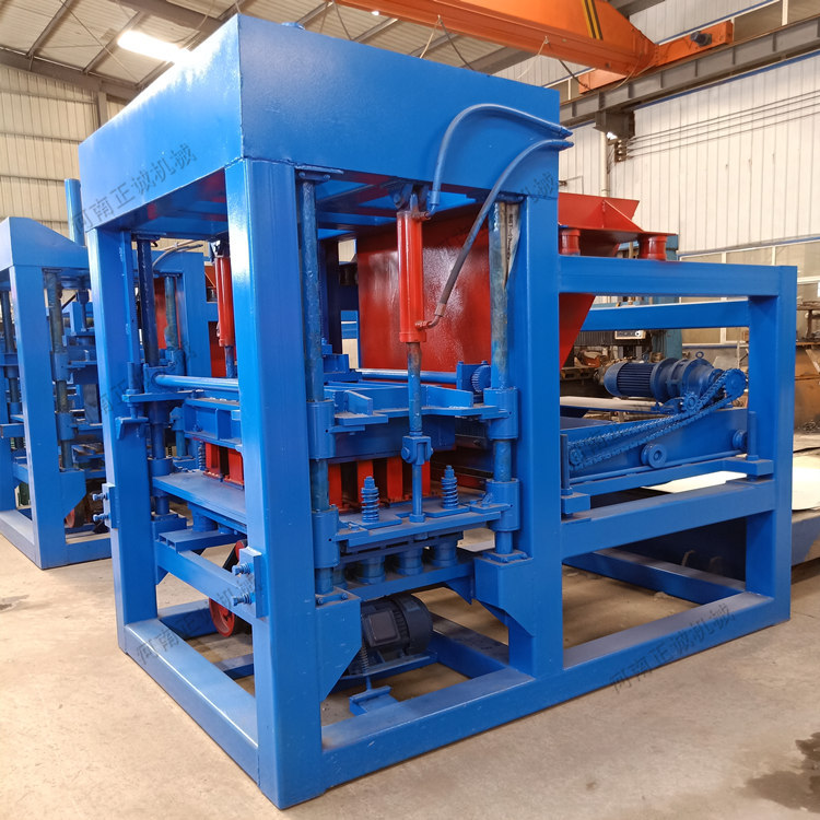 一次成型便道渗水砖机设备 工字联锁河道护坡砖机 免烧液压砖机