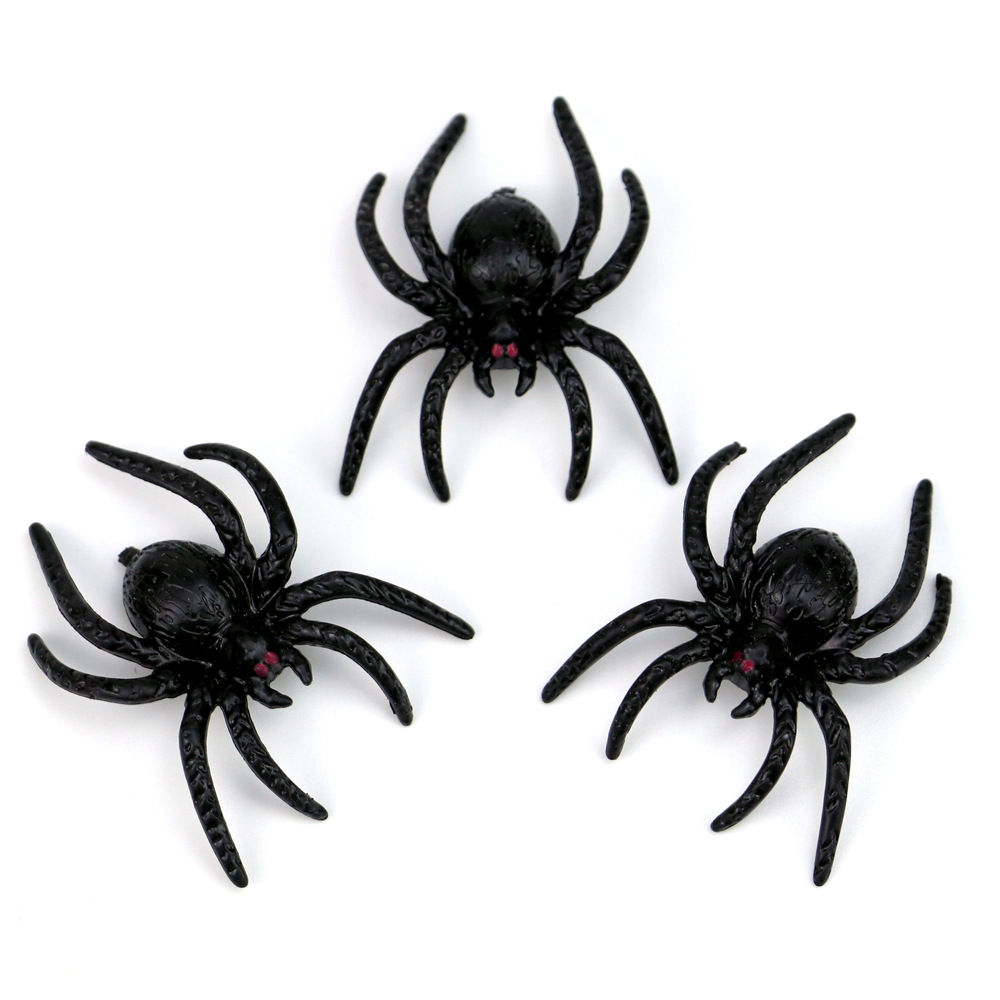 万圣节派对整人蜘蛛小玩具 仿真小蜘蛛鬼节新奇特恶搞