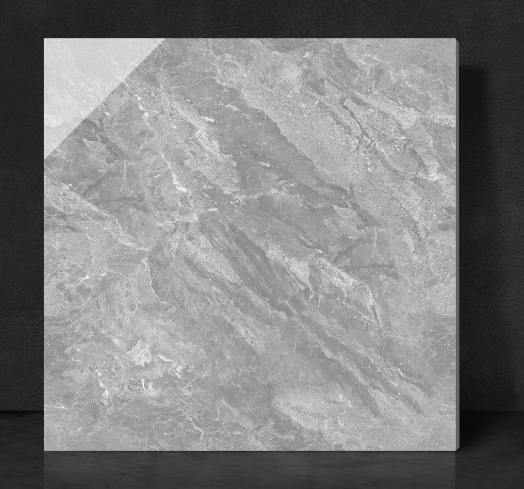 800*800灰色大理石纹通体砖欧美现代简约止滑客厅多型号复古地砖