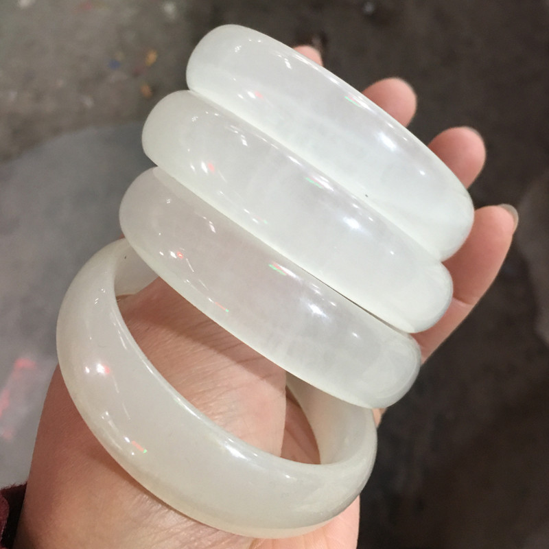 玉石手镯 蚕丝玉手镯 冰种手镯 玉镯批发 阿富汗玉冰手镯 玉礼品
