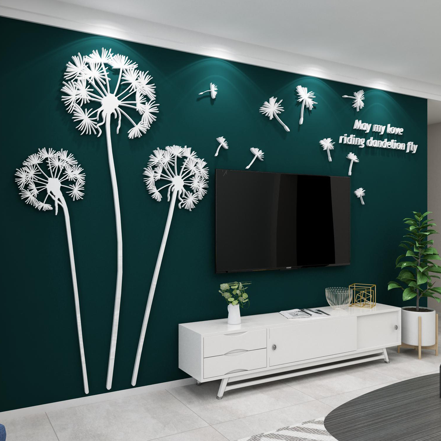 电视背景墙面贴纸壁画自粘3d立体客餐厅沙发床头卧室装饰房间布置