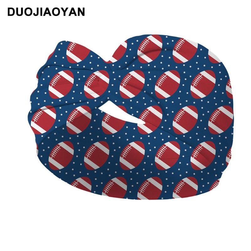 European and American New Cross Sports Hair Band Rugby Print Elastic Hair Band Fashion Wide-Brimmed Knotted Sweat-Absorbent Headband