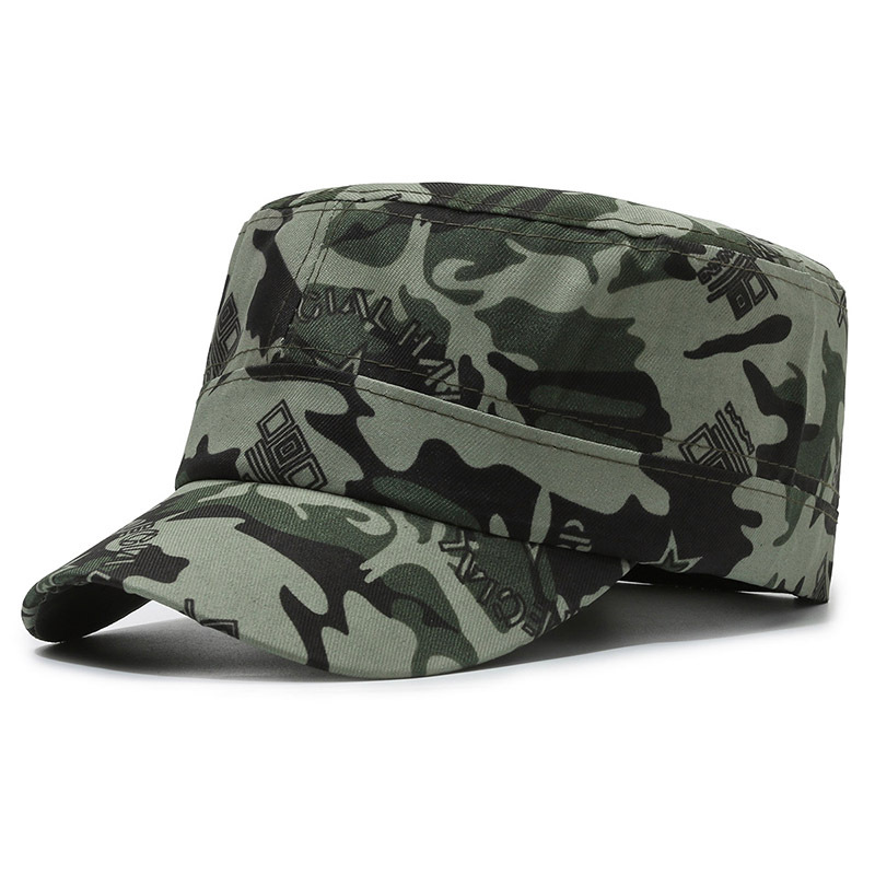 Outdoor Training Cap Military Training Cap Fans Digital Camouflage Military Cap Men's and Women's Spring and Summer Hat Woodland Camouflage Hat Youth