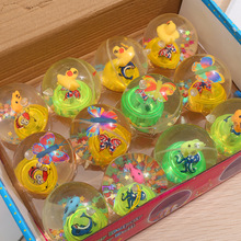 闪光弹力球水球儿童玩具发光水晶球带绳跳跳球热卖甩甩跳跳小玩具