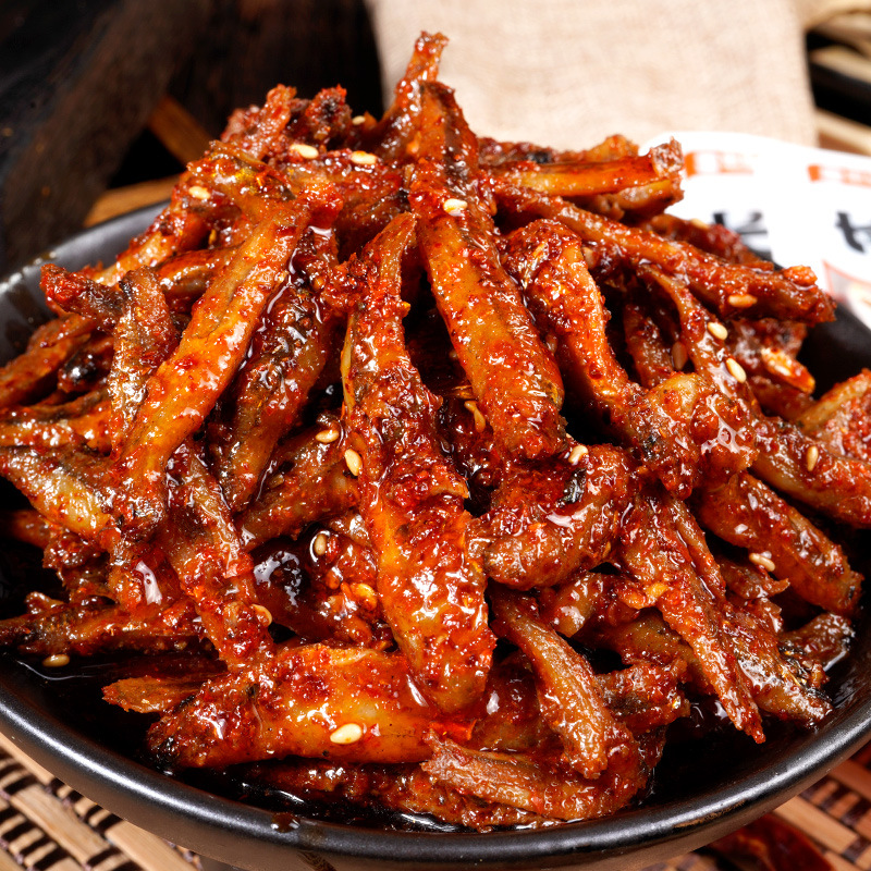 【思乡山】湖南特产香辣小鱼仔长沙风味毛毛鱼休闲解馋零食小鱼仔