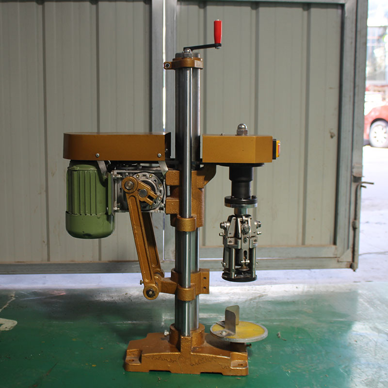 半自动玻璃瓶铝箔帽封口机 葡萄酒碾帽机 半自动洋酒碾帽机可批发