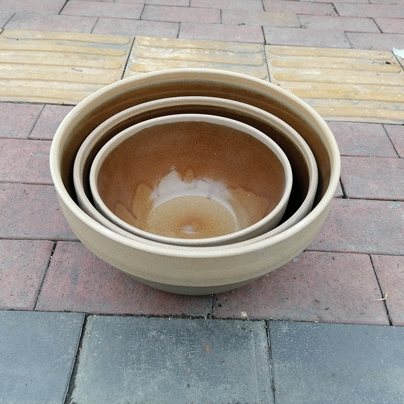 老式土陶土钵子酱钵隔水蒸饭菜蒸蛋碗钵干锅常德钵子菜梅菜扣肉碗