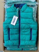 外贸出口原单童装 儿童马甲 拉链开衫款 Kids Winter Vest Stock