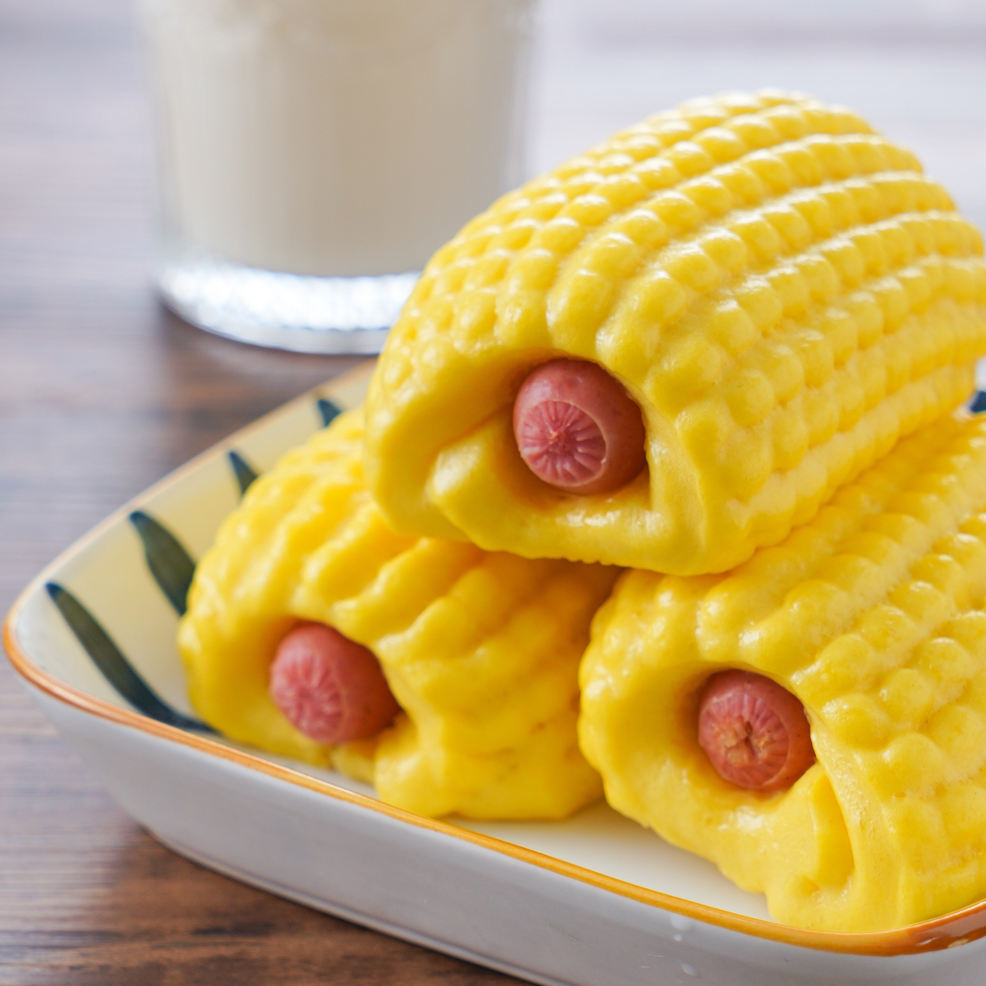 玉米热狗卷速冻面食馒头花卷健康营养早餐加热即食