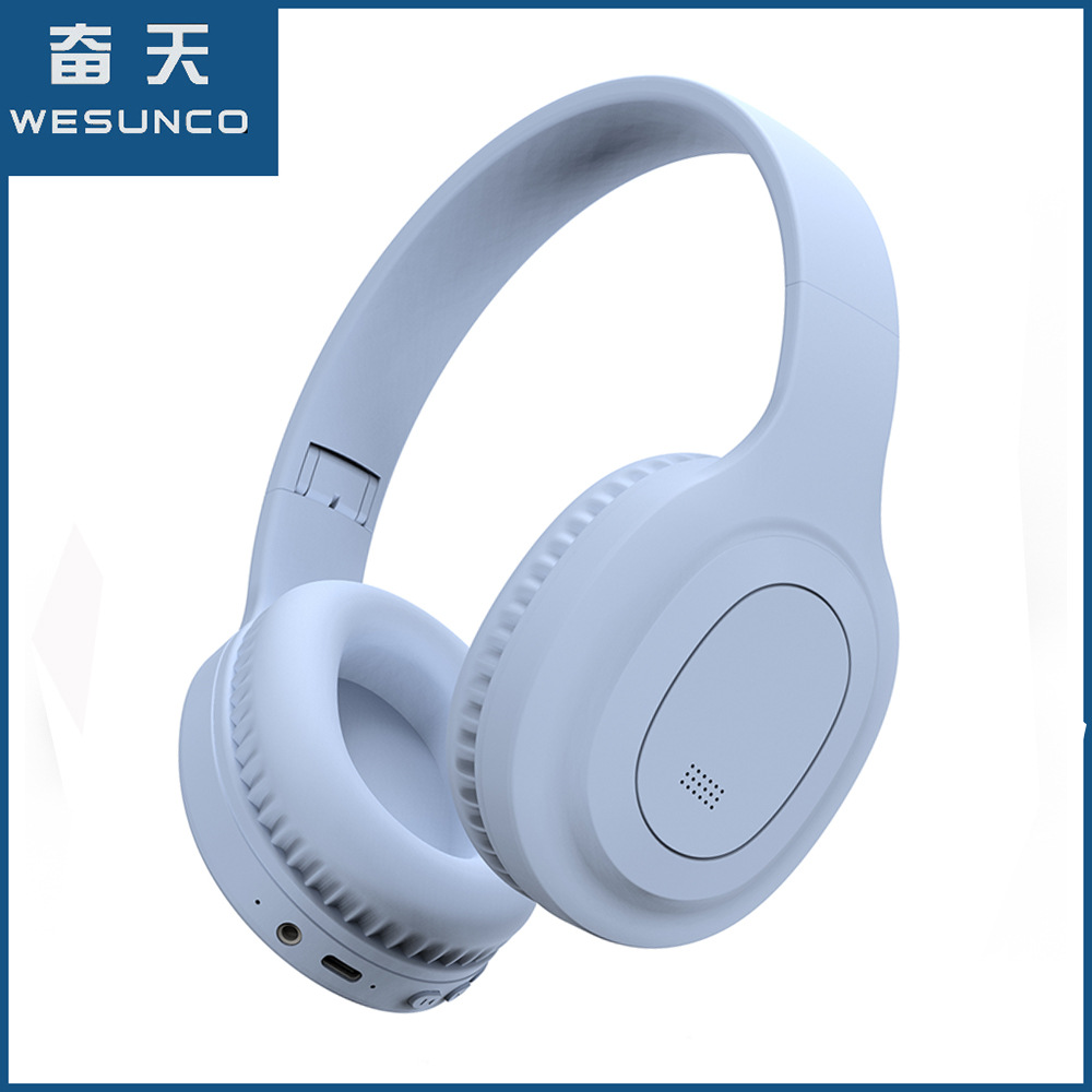 新款私模外贸头戴式折叠蓝牙5.4耳机精巧舒适电脑手机通用可作有