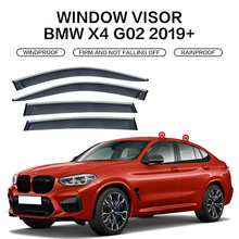 适用于宝马X4晴雨挡雨侧窗导流板BMW X4 F26 G02 Window visor