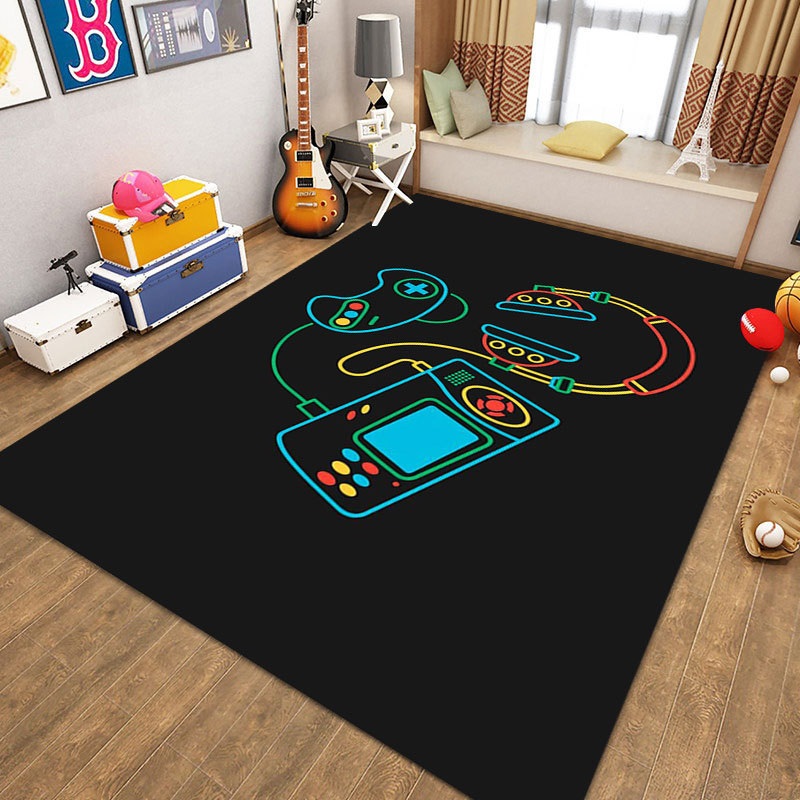 European and American Style Carpet Floor Mat Home Living Room Bedroom Carpet Colorful Game Handle E-Sports Room Carpet Free Shipping by Manufacturer