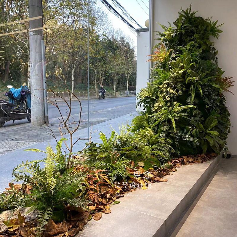 立体绿植山微景观植物山坡设计感橱窗花艺软装简约创意装饰