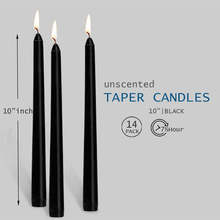 跨境北欧式电镀蜡烛 节庆纪念日生日蜡烛 黑色锥形杆蜡 婚庆蜡烛