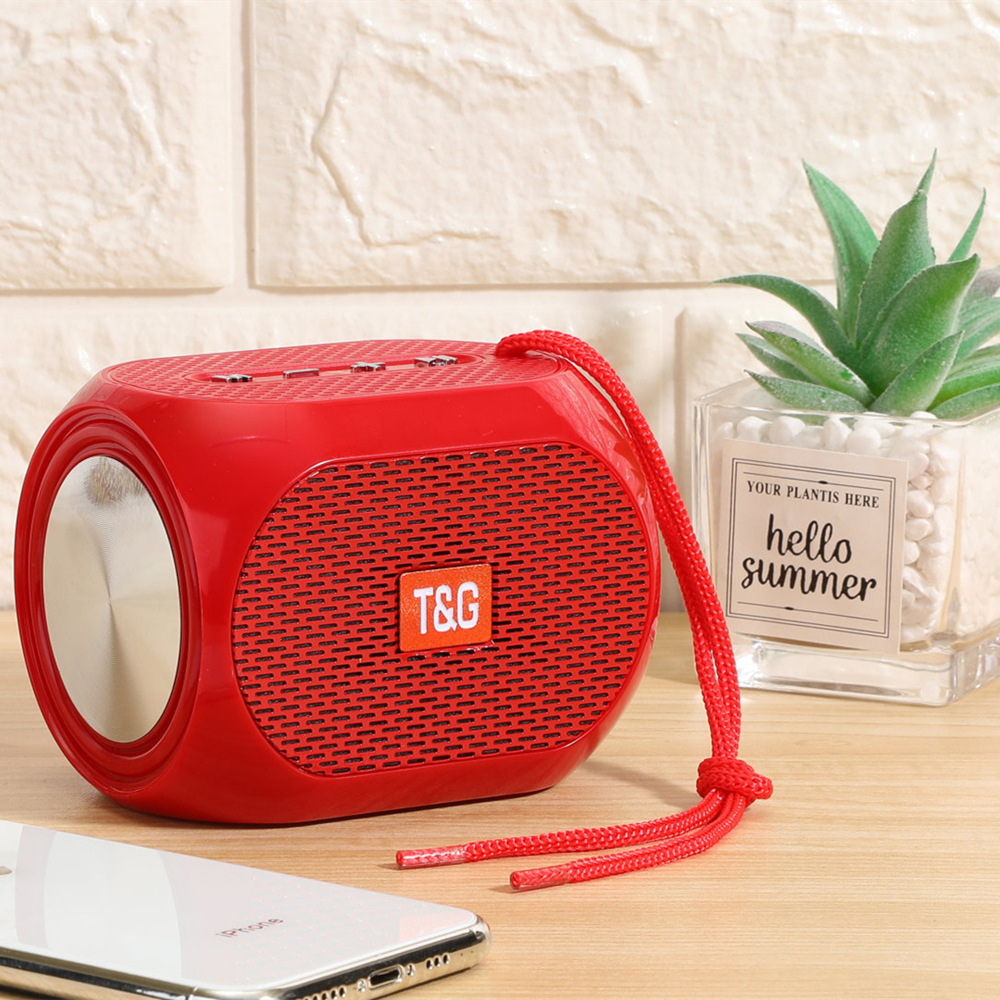 tg196户外防水双振膜低音炮高音质便携式插卡usb语音播报蓝牙音箱