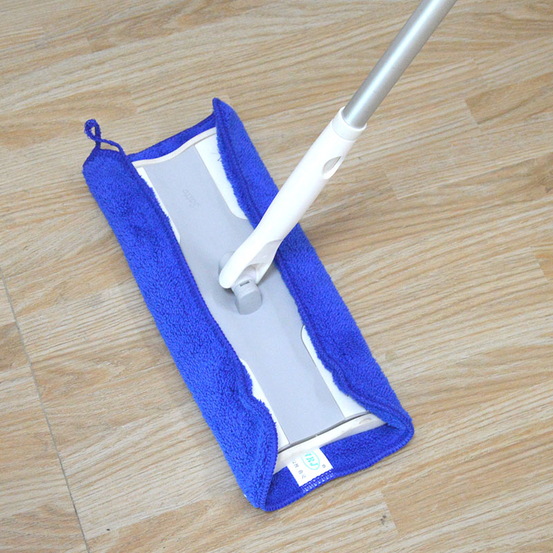 件好慷在家轻喜家政保洁加粗铝合金伸缩杆可替换夹布除尘平板拖把