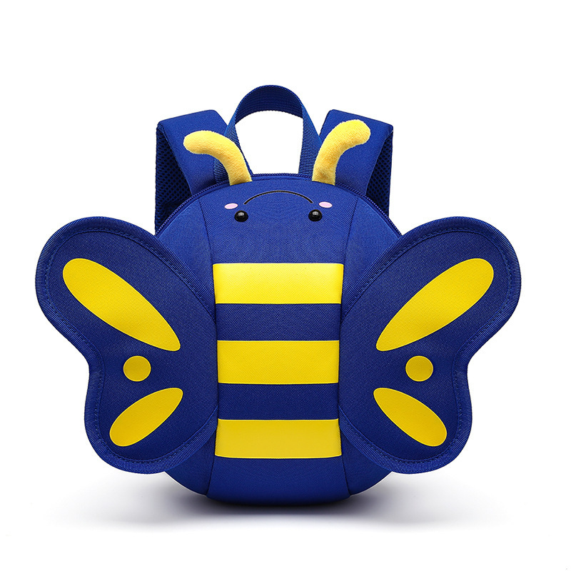 Personalized New Children's Schoolbag Kindergarten Butterfly Backpack Children's Canvas Art Tutorial Class Backpack Wholesale