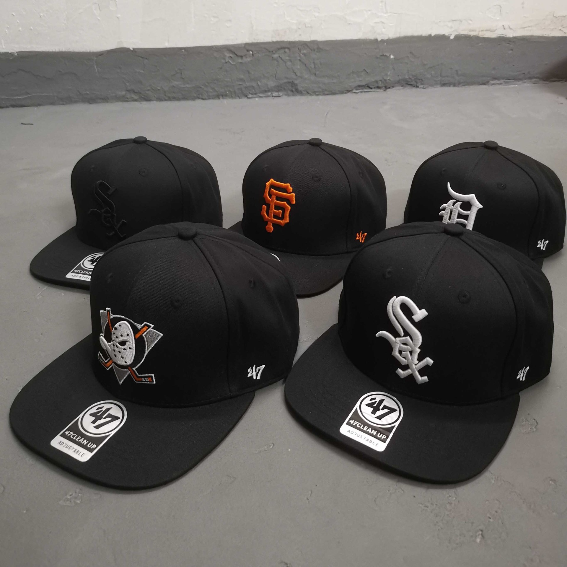 47brand潮牌棒球帽男女平沿嘻哈帽百搭刺绣运动街舞帽子