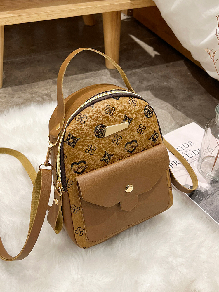 Retro Backpack 2023 New Ladies School Cross-Border Cheap Bag Wholesale Printed All-Matching Backpack