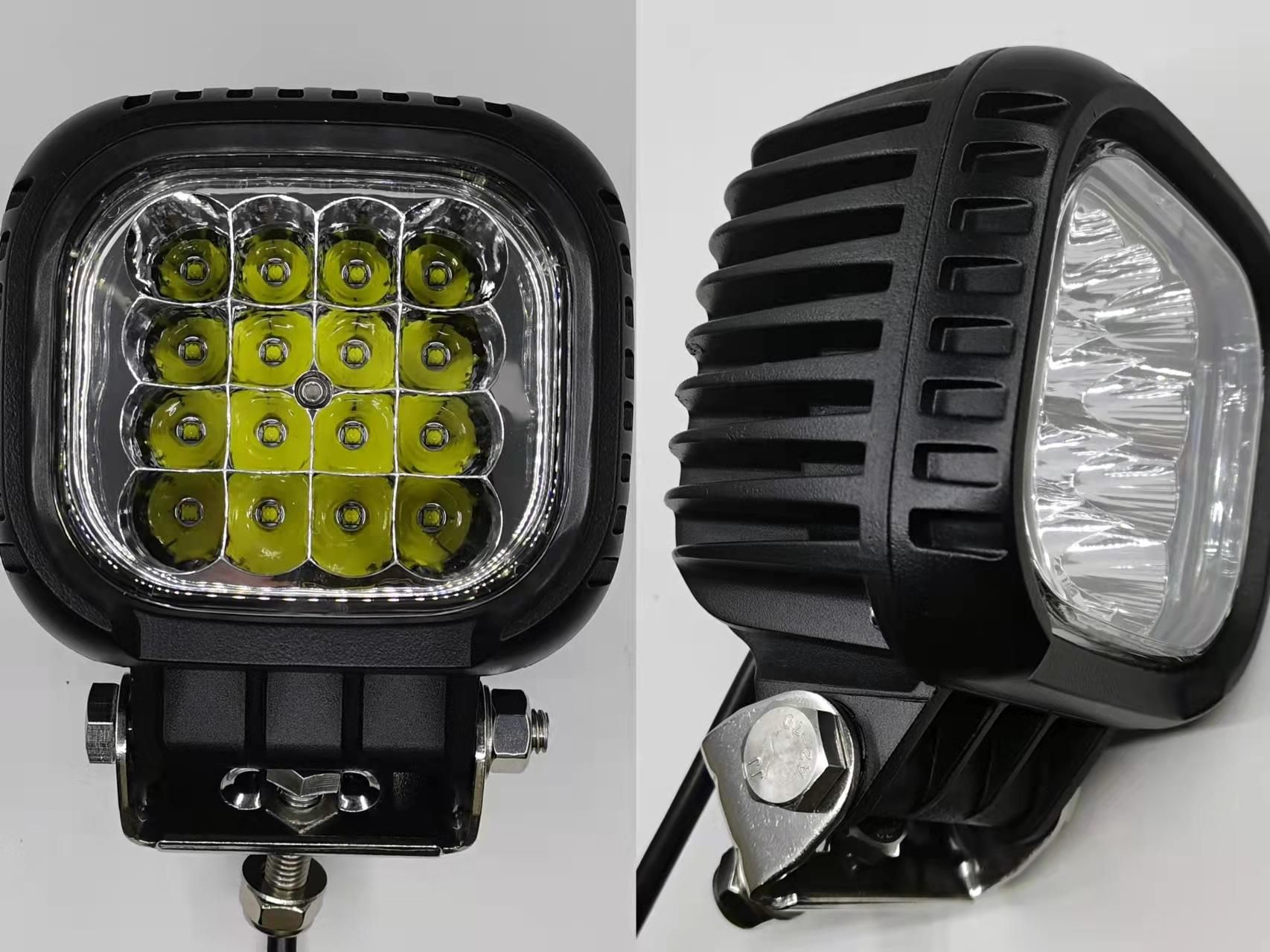 厂家批发80w方led汽车工作灯检修灯工程车越野改装灯汽车工作灯
