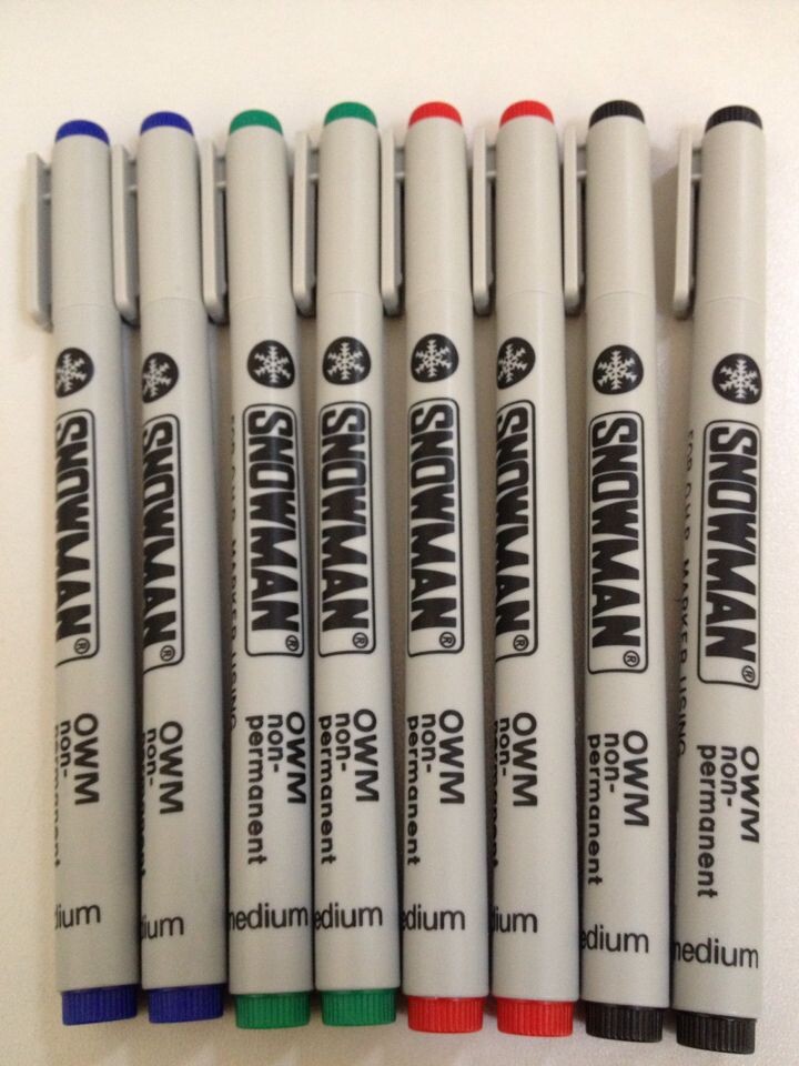 水擦记号笔 用于可以擦掉色雪人牌owm水性记号笔