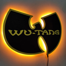 外贸热款 wu tang clan夜灯创意发光壁灯家饰灯led灯嘻哈乐队