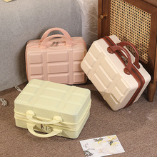 小行李箱迷你手提箱14寸化妆箱伴手礼箱子高颜值密码箱旅行箱包厂