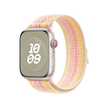 适用苹果智能手表表带 官方同色改款Nike尼龙回环编织表带