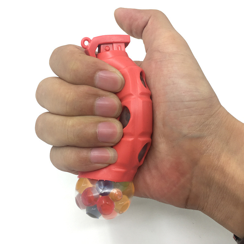 New Exotic Hot Sale Vent Pressure Reduction Toy Grenade Grape Ball Squeezing Toy Squeeze Toys in Stock Direct Selling