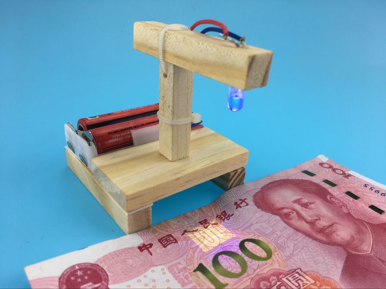 科技小制作diy验钞机 手工发明器材科学实验模型材料儿童stem玩具