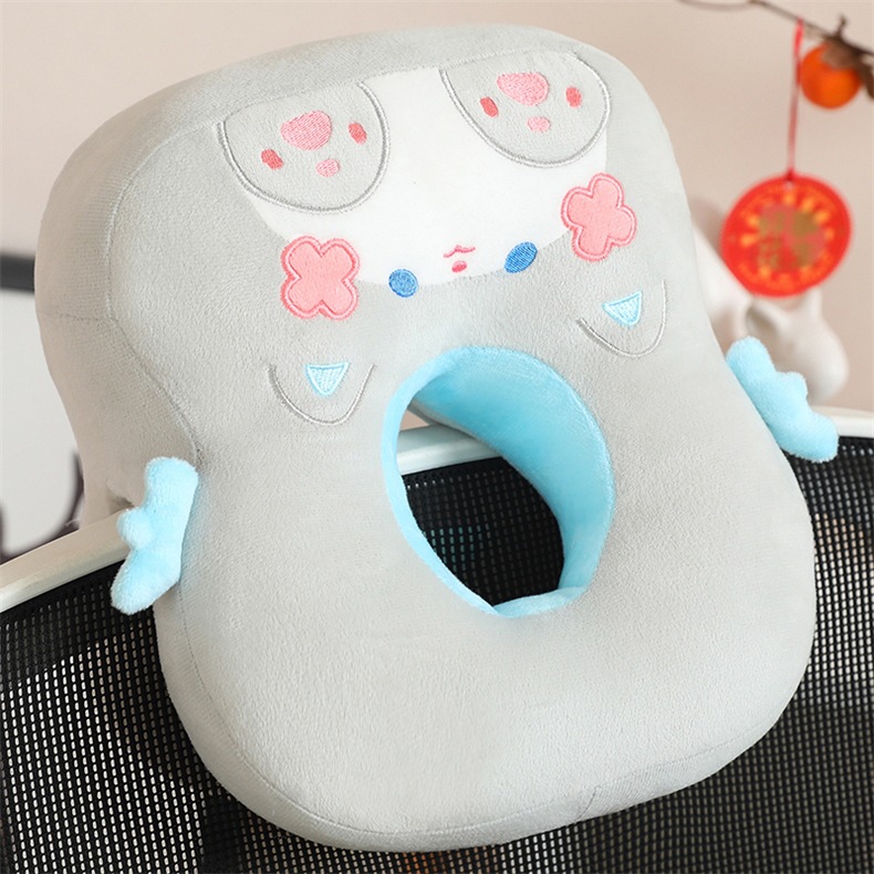 卡通冰豆豆小天使双面两用午睡枕小学生午休办公室睡觉神器趴趴枕