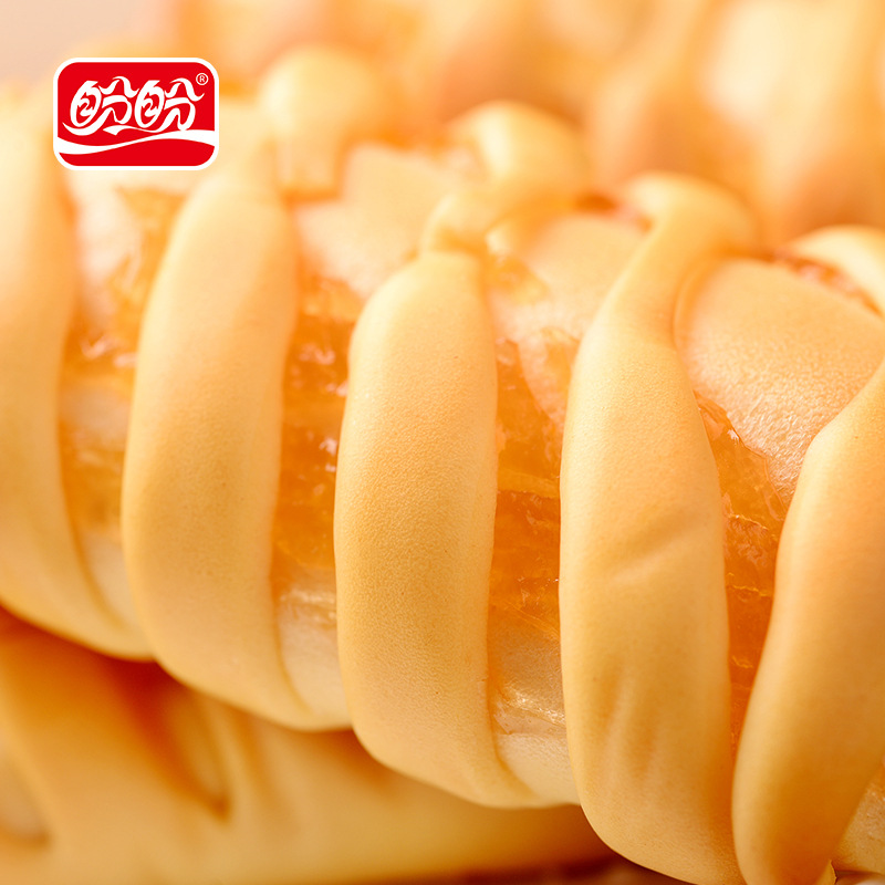 年货盼盼小卷包1050g/箱 早餐代餐手撕面包牛角包面包食品 凤梨味