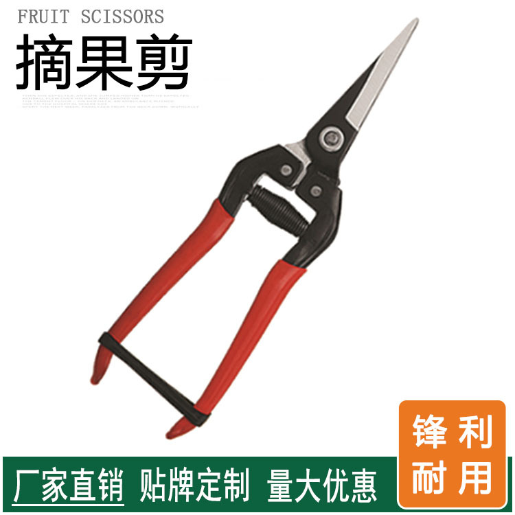 厂家不锈钢修枝剪葡萄嫁接蔬果剪摘果花艺剪剪刀枝剪园艺剪刀树