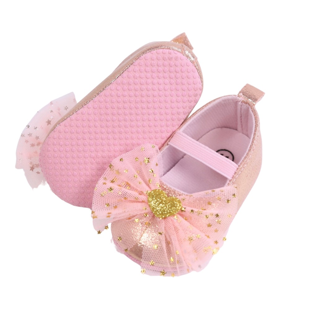 Princess Lace Shoes Little Princess Bowknot Baby Leisure Toddler Shoes New Baby Toddler Shoes in Stock