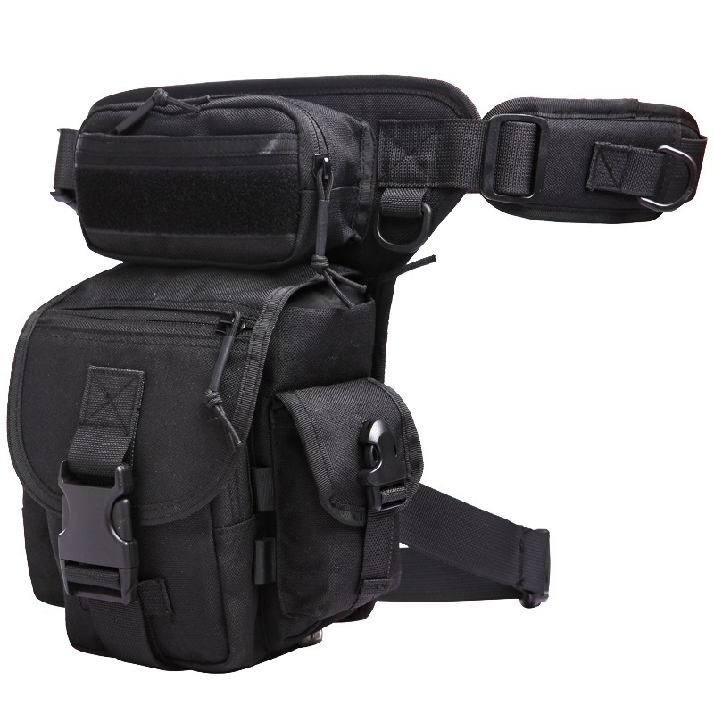 亚马逊户外路亚战术腰包迷彩包腿包骑行钓鱼包斜跨单肩机车弹弓包