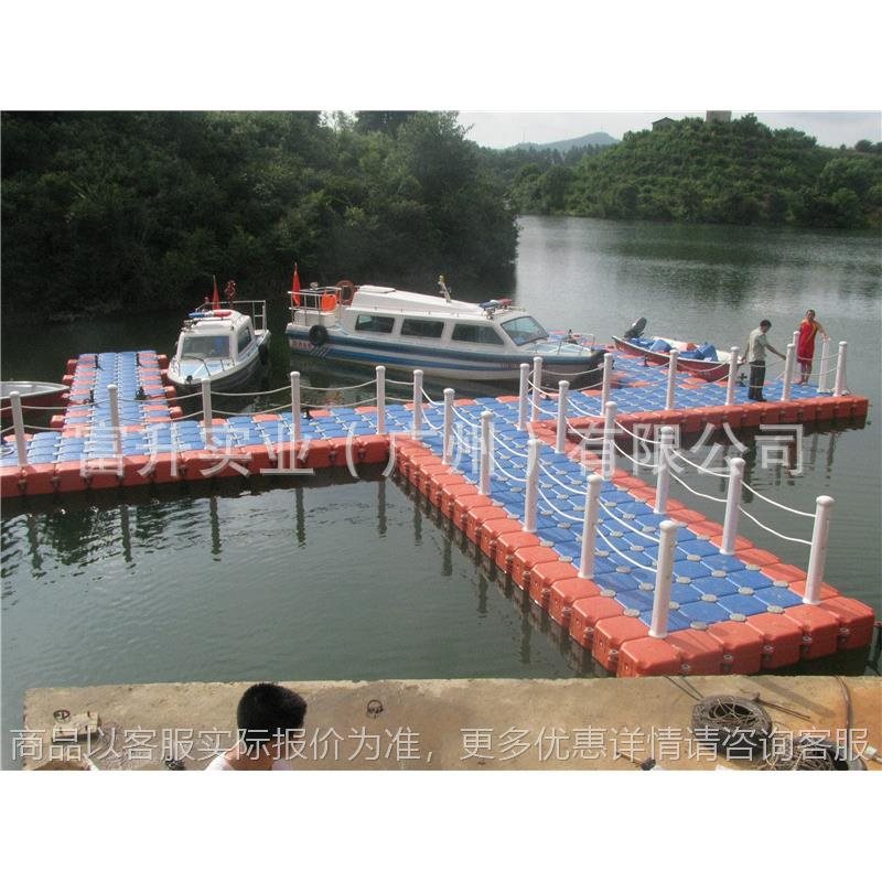 塑料水上浮筒浮桥浮动码头游艇摩托艇泊位 休闲钓鱼浮台-阿里巴巴