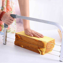 不锈钢蛋糕分层夹层切器分片锯齿 高度可调节 diy蛋糕锯刀现货