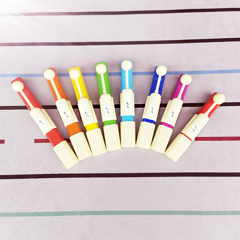 厂家直供奥尔夫打击乐器八音甩琴8音铝片琴团建乐器小学生8音甩钟