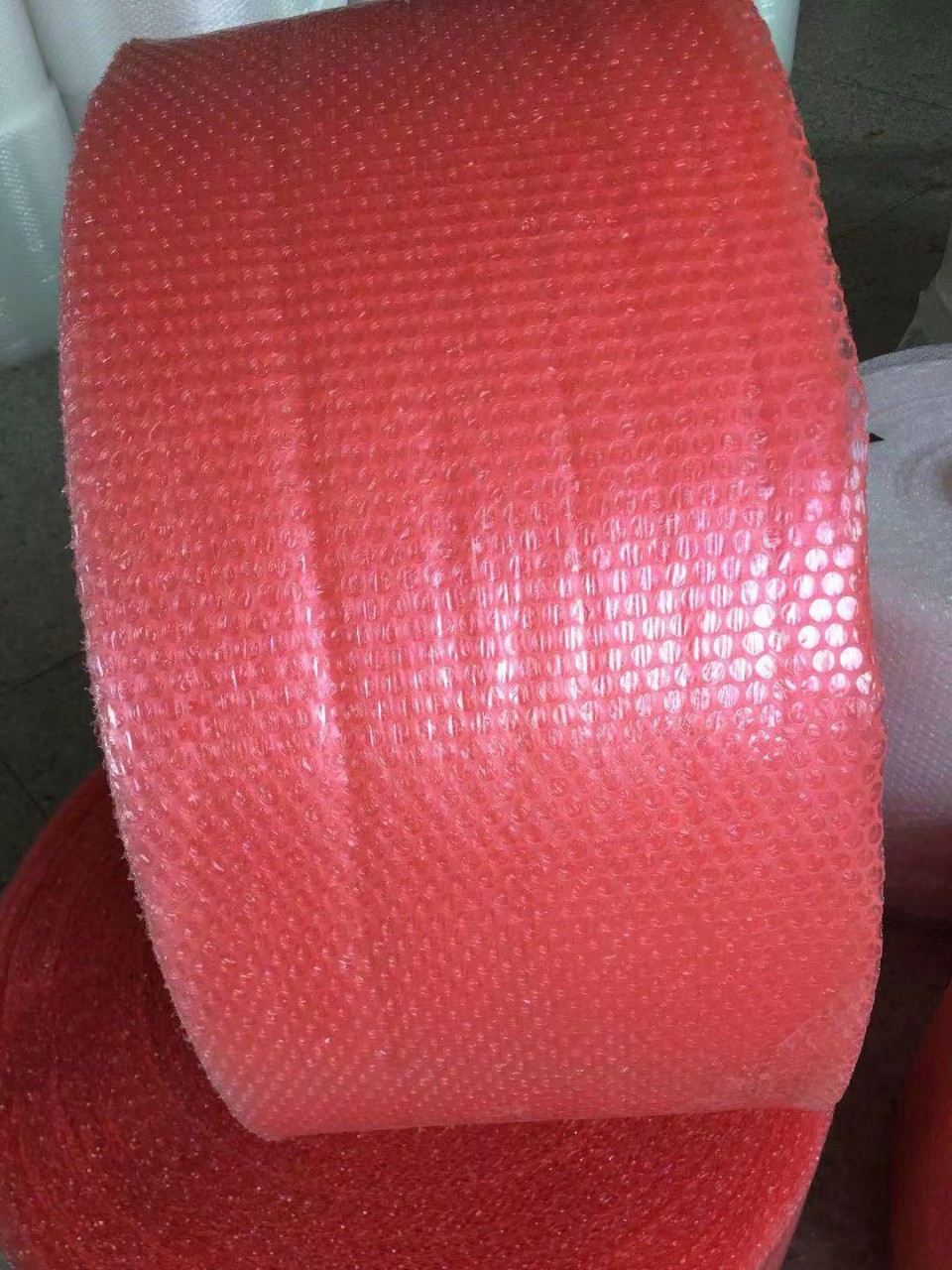 红色单双层气泡膜防震加厚气泡卷电路板打包泡泡膜纸
