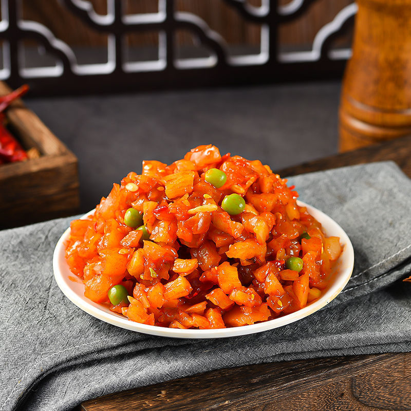 五仁酱丁芝麻瓜子开味下饭菜甜脆萝卜干餐饮商用酱咸菜包邮速冻中