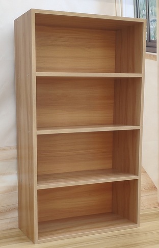 实木落地书柜飘窗置物柜生态板儿童收纳储物阳台简易桌面书架客厅