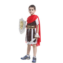 新款万圣节儿童表演服装 cosplay动漫服装罗马武士王子服装b0059
