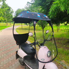 电动车雨棚蓬棚电车摩托车遮阳伞防晒防雨车棚伞加厚挡风防水罩国